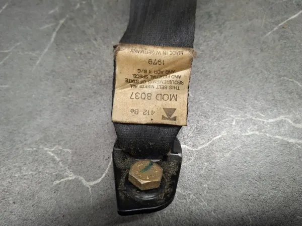 OEM 1238604185 Baksätesbälte Utan Spänne Mercedes image 4