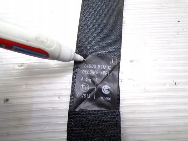 Ceinture de sécurité arrière gauche OEM 84980-61M02 Suzuki image 4