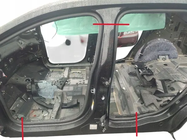OEM PRÓG LEWY SŁUPEK ŚRODKOWY Ford Edge II MK2 image 2