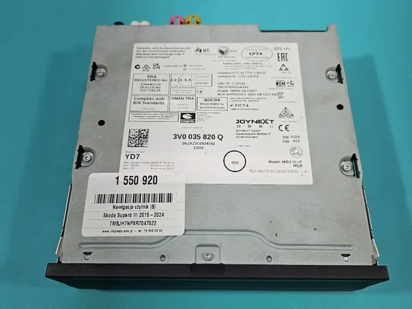 Skoda Superb III Navigationsleser OEM 3V0035820Q image 4