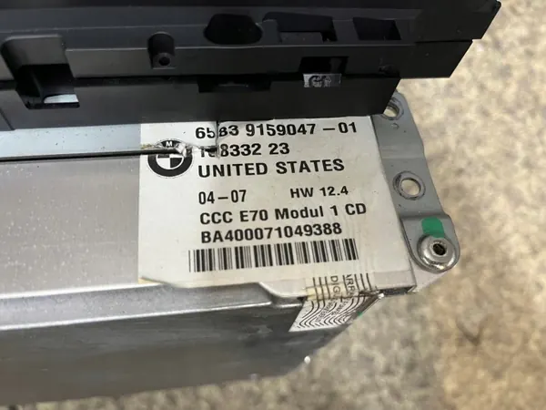 CCC Navigation Radio CD DVD OEM 9159047 BMW X5 E70 X6 E71 image 7