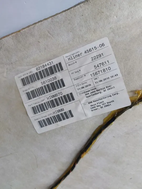 X6 E71 07-15r Teto Solar Preto - Peça OEM image 5
