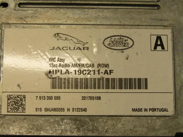 Jaguar XE X760 Navigationsradio OEM HPLA-19C211-AF image 4