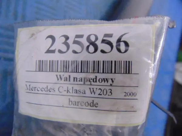 Arbre de transmission Mercedes W203 2.2CDI Manuel 2038006 image 9