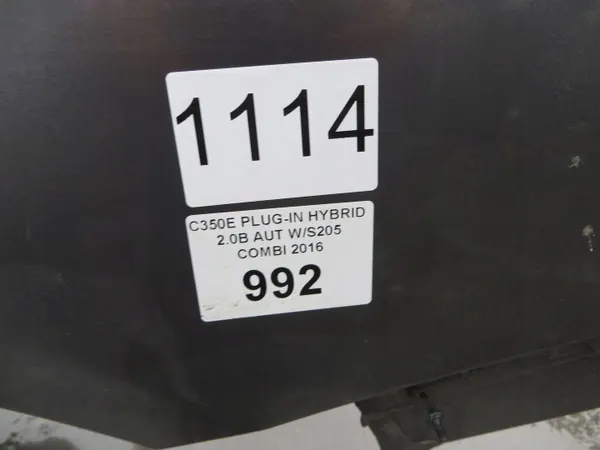 Mercedes W205 Station Links Achter Spatbord OEM c/1114 image 7