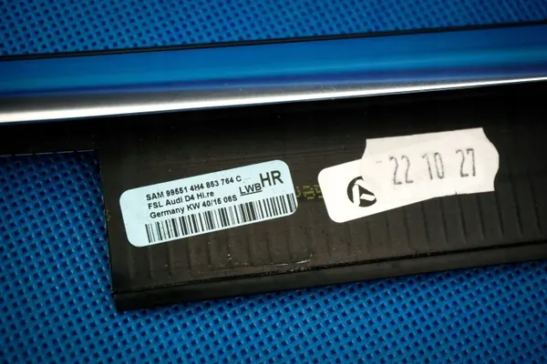 Audi RS7 deurchromelijst OEM 4H4853764C Gebruikt image 10