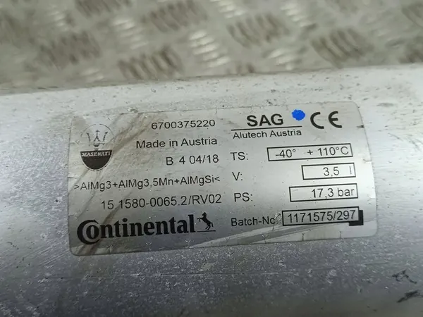 Réservoir d'air MASERATI LEVANTE SUV 3.0L essence image 2