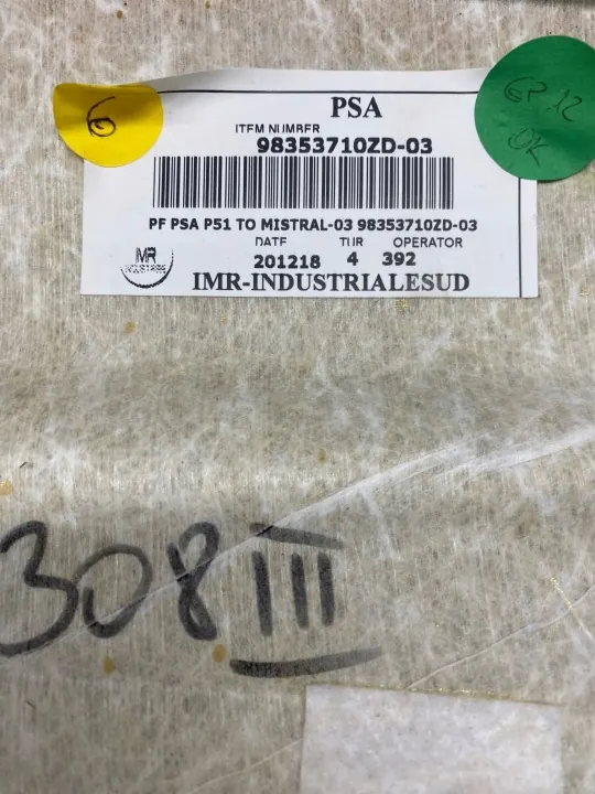OEM 98353710ZD Katto Peugeot 308 III GT Line image 5