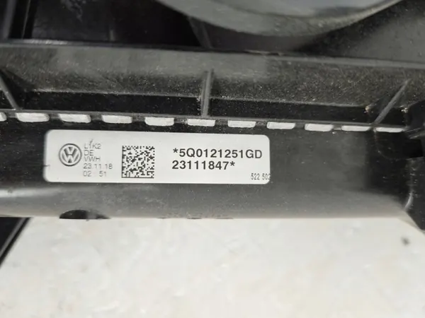 Komplet chłodnic + Wentylator Volkswagen VW GOLF VII 5G 2012- TDI TSI image 8