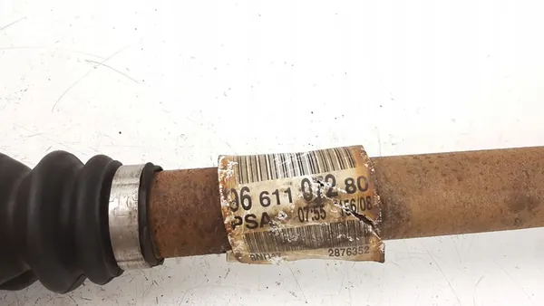 2008 Peugeot 308 Arbre de transmission avant 9661107280 image 2