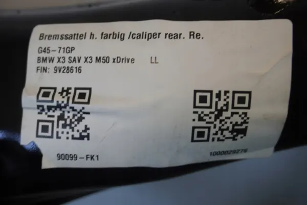 OEM 8836727 Bakre balk för BMW X3 G45 M50i image 4