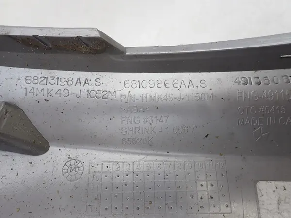 JEEP COMPASS I 1 LIFT 11-16 GRILL ATRAPA 68109866AA image 5