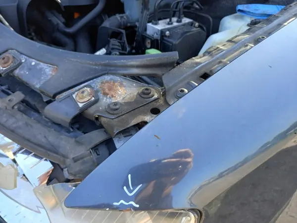 Vänster framskärm AUDI A4 B6 LX7Z 00-04 image 2