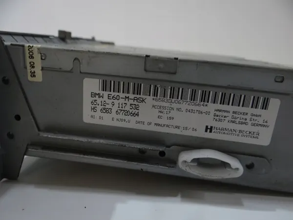 Lector Radio Navegación BMW OEM 9117532 para E60/E61 image 6