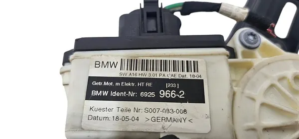 BMW X3 E83 Regulador de Janela Direito Traseiro OEM 6925966 image 8