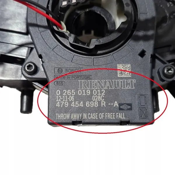 RENAULT CLIO IV Schalter Lenkradband 255675914R image 2