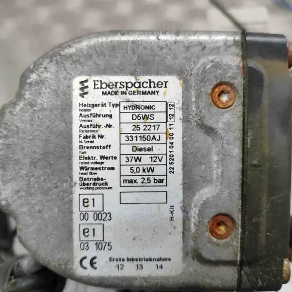 Webasto-lämmitin OEM 331150AJ Isuzu D-Max II 2.5L image 7