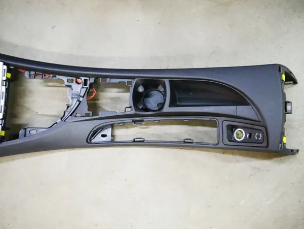 Tunnel console centrale BMW 7122231 9110405 avec porte-gobelet image 6