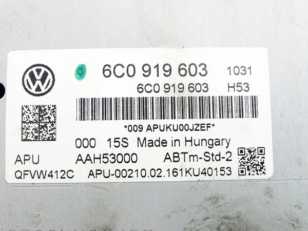 Pantalla Navegación VW Polo 6C OEM 6C0919603 image 5