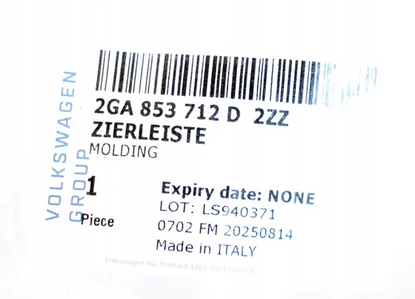 Audi OE Zierleiste OEM 2GA853712D2ZZ - Gebraucht image 3