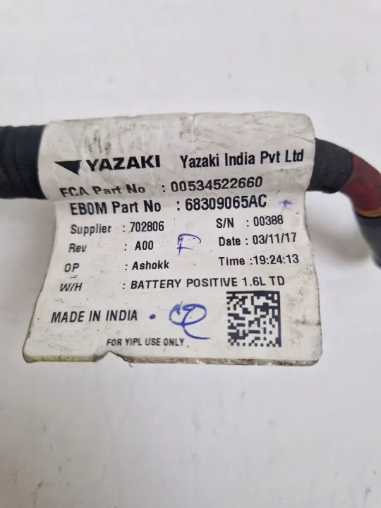Abrazadera de borne positivo Jeep Compass OEM 00534522660 image 6