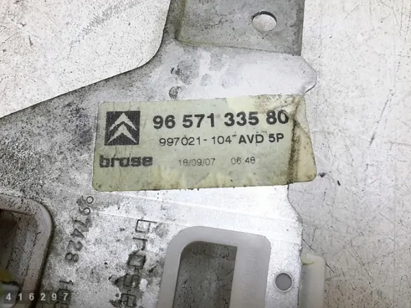 Fönsterregulator Citroen C4 OEM 9657133580 image 3