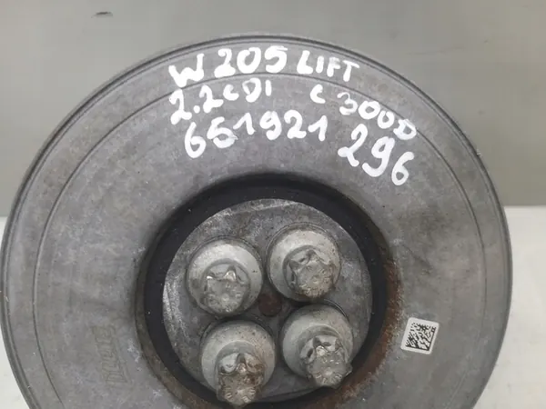 Polia do virabrequim Mercedes W205 C300d 2.2 CDI A6510351912 image 9