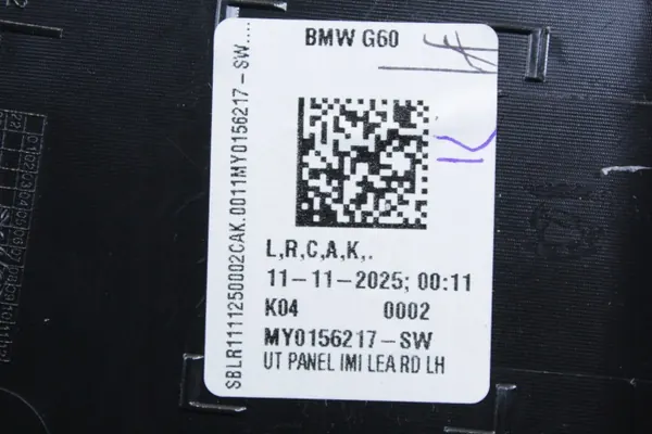 OEM 5A50C41 Bovenste rol zijafdekking links BMW image 5