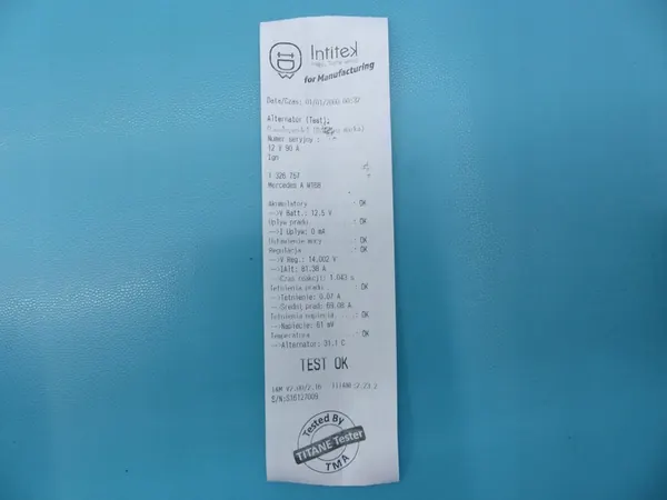 Vaihtovirtageneraattori Mercedes W168 1.7 CDI A0101543902 image 6