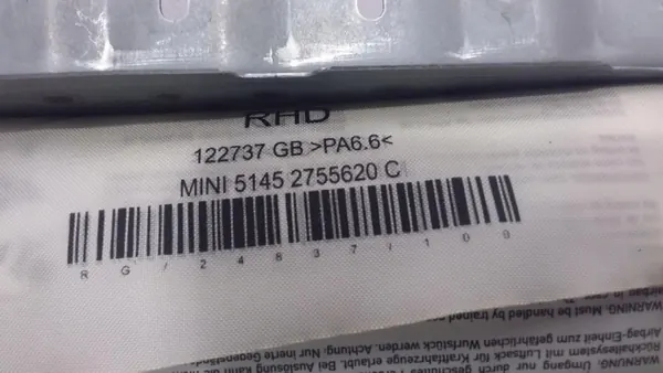 OEM 39275573501 Passagiers Airbag voor MINI Cooper R56 image 7