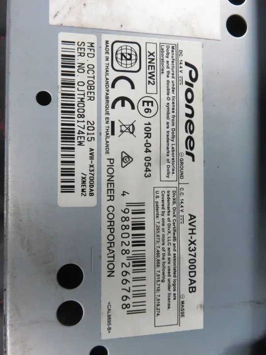 Pioneer AVHX3700DAB Autoradio - Gebrauchte OEM-Einheit image 7