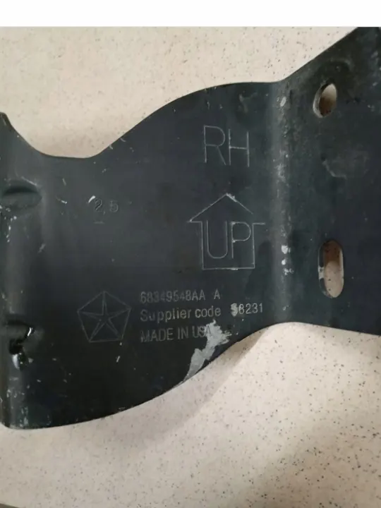Hinterer Stoßfängerhalter rechts OEM 68349548AA Jeep Wrangler JL image 3