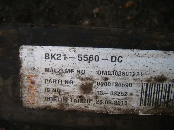 Hintere Blattfeder Ford Transit Custom 2.2 TDCI BK21-5560-DC image 4