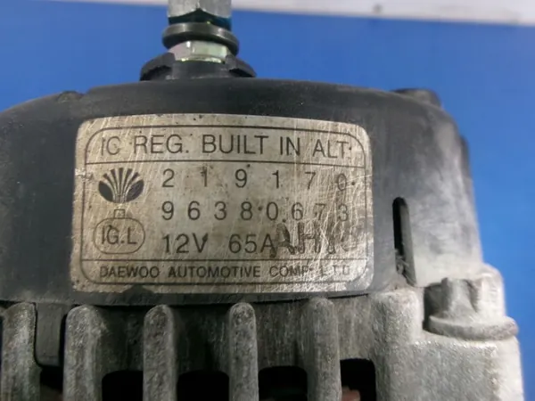 Daewoo Matiz Alternator 65A OEM 96380673 image 4