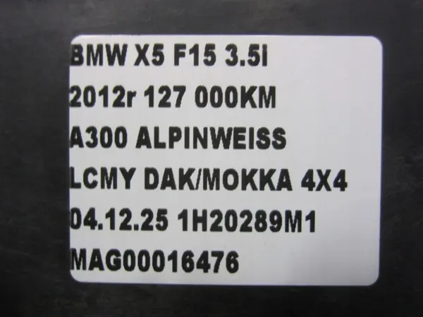 BMW X5 F15/F16 Rechter schotwandpaneel OEM 51717309206 image 8