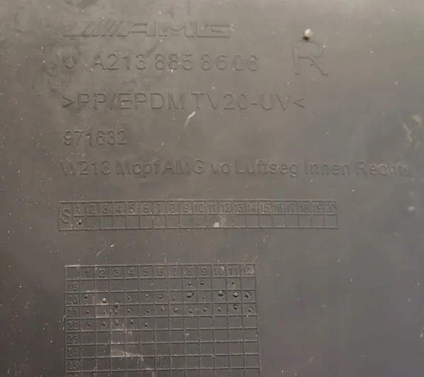 MERCEDES BENZ E-KL W213 16 - LUCHTINLAATPIPE OEM A2138858606 image 3