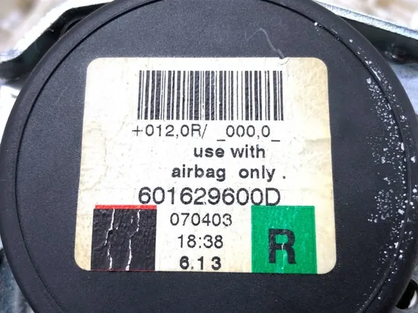 Cinturón de seguridad delantero derecho BMW E61 04-10 OEM LORK-1037-19223 image 4