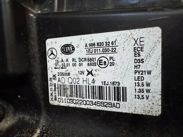 Rechter bi-xenonlamp Mercedes Sprinter W 906 A9068203261 image 2