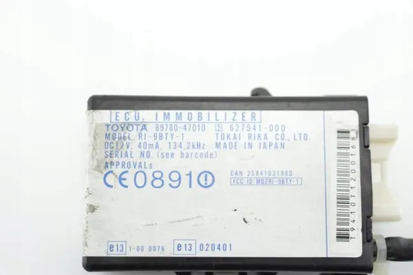Toyota Immobilizer-moduuli OEM 89780-47010 Käytetty image 3