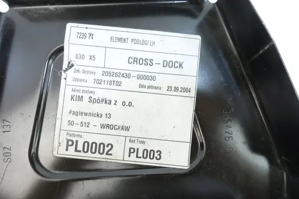 Peugeot OE golvelement OEM 7239-T4 7239T4 image 6