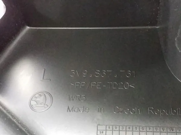 OEM 3V9867761 Skoda Superb B8 Kofferbakplankbeugel image 9