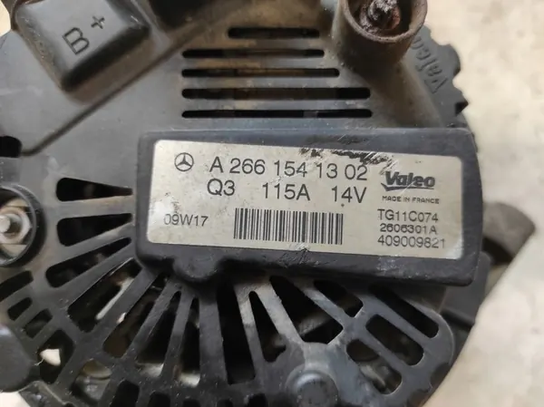 MERCEDES B W245 2.0 T Vaihtovirtageneraattori A2661541302 image 6