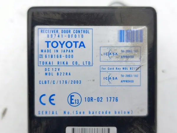 OEM 897410F010 dörrmodul för Toyota Corolla Verso image 7