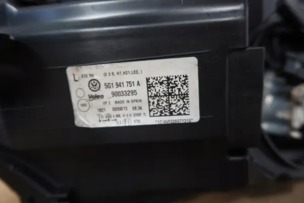 VW GOLF VII GTI FAROL BI-XENON LED ESQUERDO 5G1941751A image 7