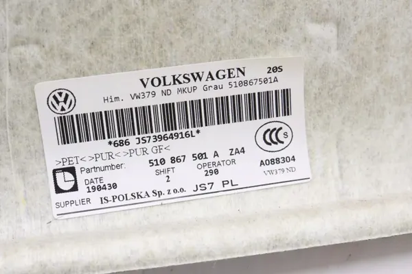 Techo VW Golf Sportsvan OEM 510867501A - Usado image 5