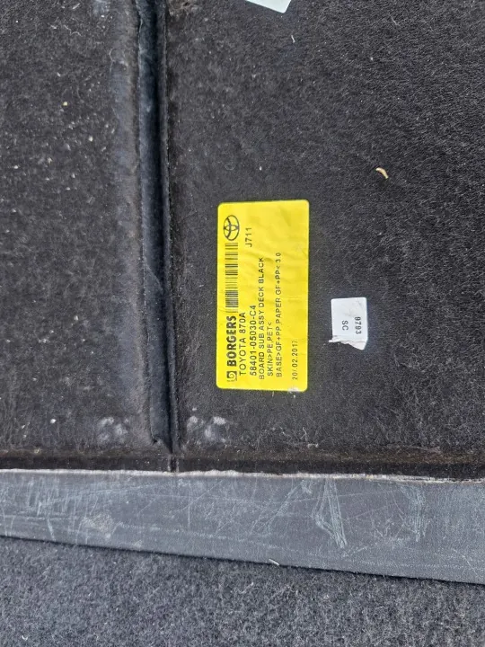 Toyota Avensis T29 15-18 Stationwagen Kofferbakvloer OEM image 5