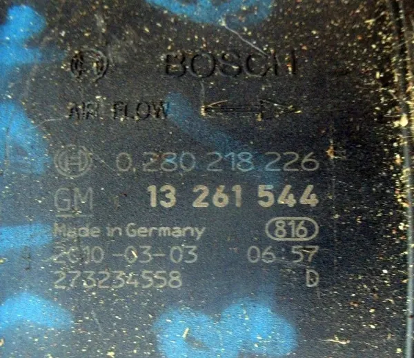 Opel Luftmengenmesser 13261544 image 4
