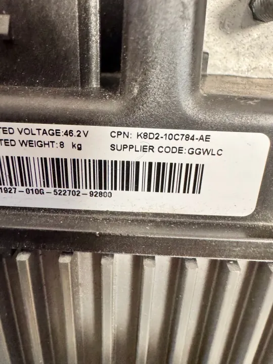 Module batterie hybride Land Rover OEM K8D2-10C784-AE image 6