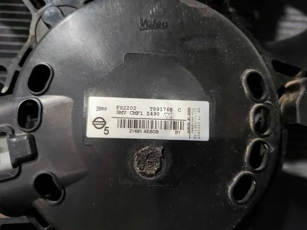Klimatisk Vattenkylare Fläkt Nissan Qashqai J11 1.3 21410HV70A image 3