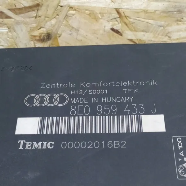 Audi A4 B6 Mukavuusmoduuli OEM 8E0959433J image 6